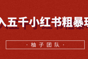 月入五千小紅書粗暴賺錢玩法，適合上班族的賺錢副業