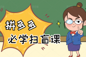 拼多多商家開(kāi)店入門必學(xué)，0基礎(chǔ)新手小白掃盲課（58節(jié)視頻課程）