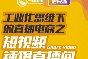 尼克派·工業(yè)化思維下的直播電商之短視頻錘爆直播間，聽話照做執(zhí)行爆單