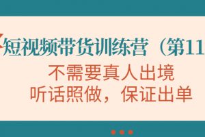 視頻帶貨訓(xùn)練營，不需要真人出境，聽話照做，保證出單（第11期）