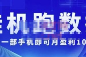 獵人電商:掛機數跑?據，只需一部手即機?可月盈利10萬＋（內玩部?法）價值4988元