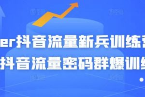 Peter抖音流量新兵訓練營-破解抖音流量密碼群爆訓練營（新兵）