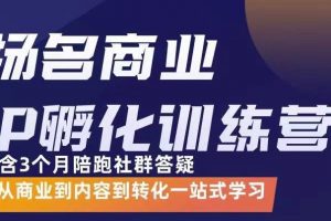 楊名商業(yè)IP孵化訓(xùn)練營(yíng)，從商業(yè)到內(nèi)容到轉(zhuǎn)化一站式學(xué) 價(jià)值5980元