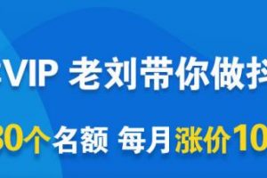 一洋電商抖音VIP，每月集訓課 實時答疑 資源共享 聯盟合作價值580元