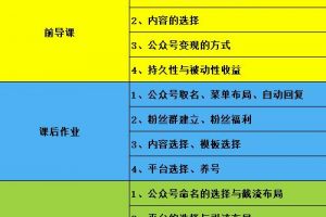 米辣微課·藍(lán)海公眾號項(xiàng)目訓(xùn)練營，手把手教你實(shí)操運(yùn)營公眾號和小程序變現(xiàn)