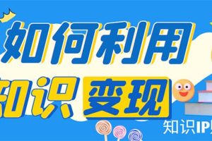 知識(shí)IP變現(xiàn)訓(xùn)練營：手把手帶你如何做知識(shí)IP賺錢，助你逆襲人生
