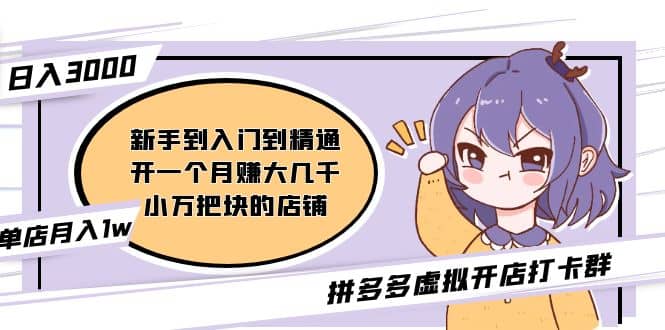 拼多多虛擬開店打卡群：入門到精通（昨日群里有小伙伴3000 ）2月26更新插圖