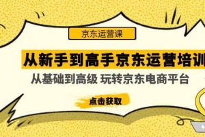 從新手到高手京東運營培訓：從基礎到高級 玩轉京東電商平臺(無水印)