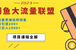 價(jià)值1980最新閑魚大流量聯(lián)盟玩法