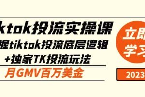 tiktok投流實(shí)操課：掌握tiktok投流底層邏輯 獨(dú)家TK投流玩法