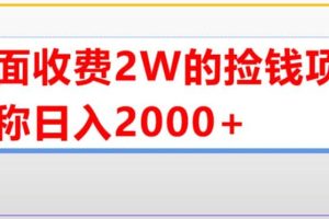 外面收費(fèi)2w的直播買貨撿錢項(xiàng)目，號稱單場直播擼2000 【詳細(xì)玩法教程】