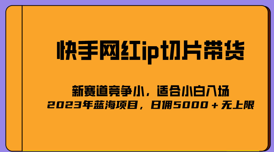 2023爆火的快手網(wǎng)紅IP切片，號稱日傭5000＋的藍(lán)海項目，二驢的獨家授權(quán)插圖
