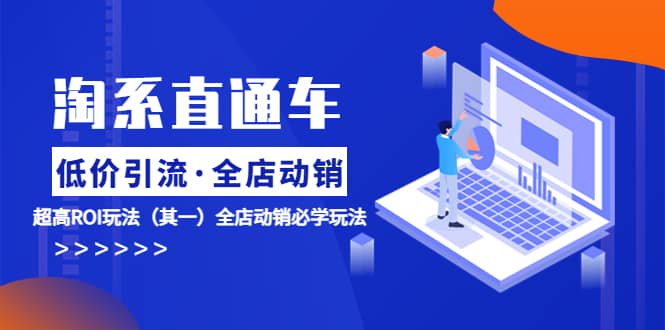 淘系直通車《低價(jià)·引流 全店·動(dòng)銷》超高ROI玩法（其一）全店動(dòng)銷必學(xué)玩法插圖