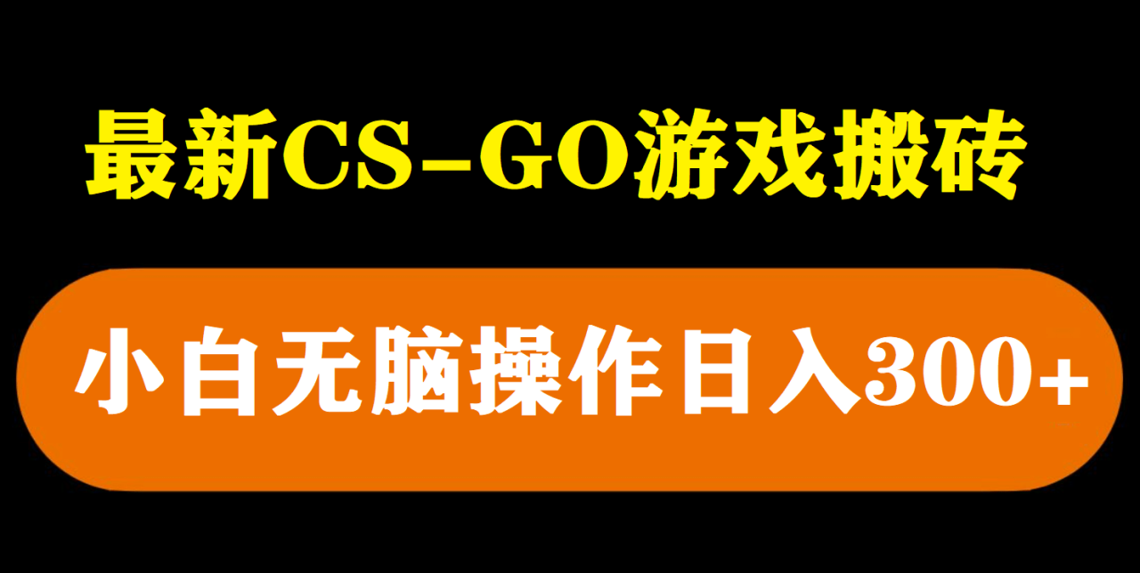 最新csgo游戲搬磚游戲，無(wú)需掛機(jī)小白無(wú)腦也能日入300插圖