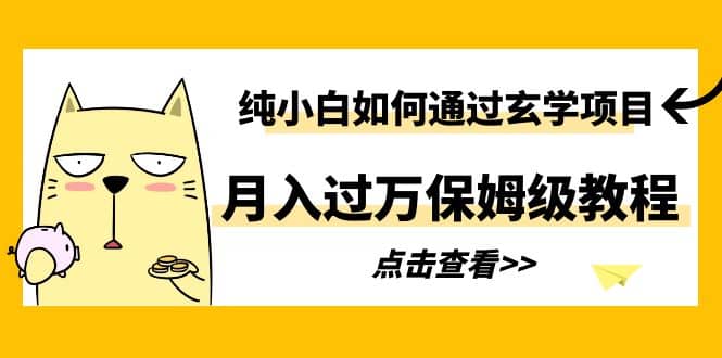 純小白如何通過玄學項目月入過萬保姆級教程插圖