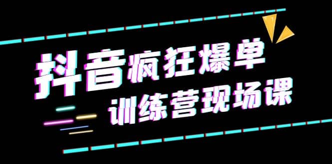 抖音短視頻瘋狂-爆單訓練營現場課（新）直播帶貨 實戰案例插圖