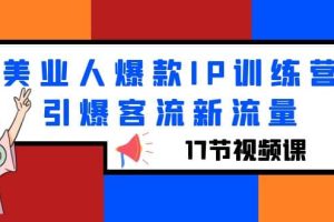 美業(yè)人爆款I(lǐng)P訓(xùn)練營(yíng)，引爆客流新流量（17節(jié)視頻課）