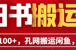 單號(hào)日入100 ，孔夫子舊書網(wǎng)搬運(yùn)閑魚，長(zhǎng)期靠譜副業(yè)項(xiàng)目（教程 軟件）