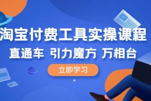 淘寶付費(fèi)工具·實(shí)操課程，直通車-引力魔方-萬相臺（41節(jié)視頻課）