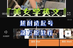 某公眾號付費文章《“美女學英文”超耐造起號、漲萬粉教程》親測效果爆炸