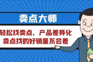 賣點 大師，輕松找賣點，產品差異化，賣點找的好銷量不會差