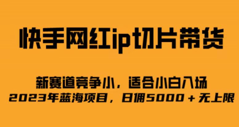 快手網(wǎng)紅ip切片新賽道，競爭小事，適合小白 2023藍(lán)海項(xiàng)目插圖