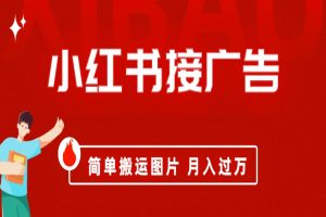 小紅書接廣告月入過萬，簡單搬運圖片，新手小白快速上手