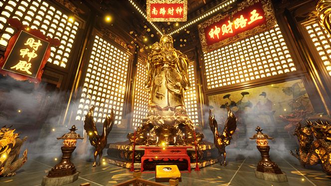 VR全景模式五路財(cái)神無人直播玩法，抖音目前最火玩法獨(dú)家制作【吸金又吸睛】插圖3