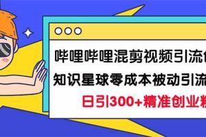 嗶哩嗶哩混剪視頻引流創(chuàng)業(yè)粉日引300 知識星球零成本被動引流創(chuàng)業(yè)粉一天300