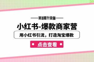 小紅書-爆款商家營【第18期升級版】用小紅書引流，打造淘寶爆款（16節(jié)課）