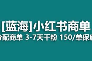 2023藍海項目，小紅書商單，快速千粉，長期穩(wěn)定，最強藍海沒有之一