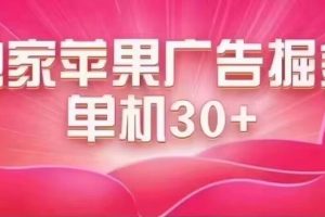 最新蘋果系統(tǒng)獨(dú)家小游戲刷金 單機(jī)日入30-50 穩(wěn)定長(zhǎng)久吃肉玩法