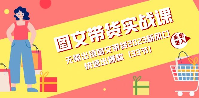圖文帶貨實戰課：無需出鏡圖文帶貨2023新風口，快速出爆款（33節）插圖