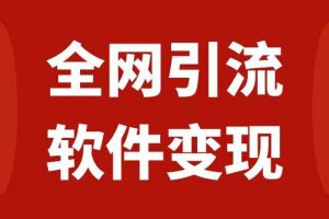 全網(wǎng)引流，軟件虛擬資源變現(xiàn)項(xiàng)目，日入1000＋