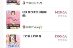 快手半無人直播，游戲合伙人蛋仔派對(duì)，一周收益5000