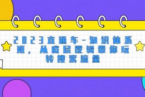 2023直通車-知識(shí)體系班，從底層邏輯帶你玩轉(zhuǎn)搜索流量（18節(jié)課）