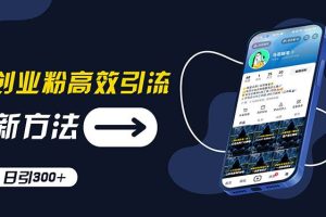 創(chuàng)業(yè)粉高效引流，抖音工具號玩法，日引300+，不要成為學習高手，要成為…