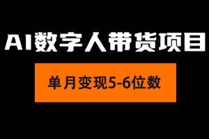 2024年Ai數(shù)字人帶貨，小白就可以輕松上手，真正實(shí)現(xiàn)月入過(guò)萬(wàn)的項(xiàng)目