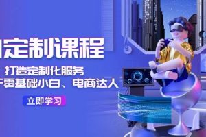 AI-定制課程，打造 定制化服務(wù)（針對于零基礎(chǔ)小白、電商達(dá)人）36節(jié)課