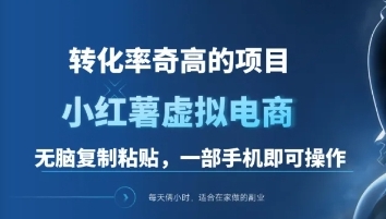 一單49.9，轉化率奇高的項目，冷門暴利的小紅書虛擬電商插圖