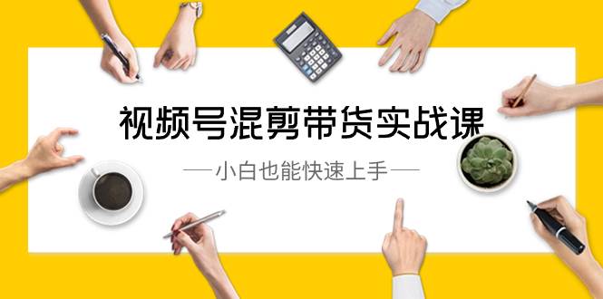 視頻號-混剪帶貨實戰(zhàn)課，小白也能快速上手（10節(jié)課）