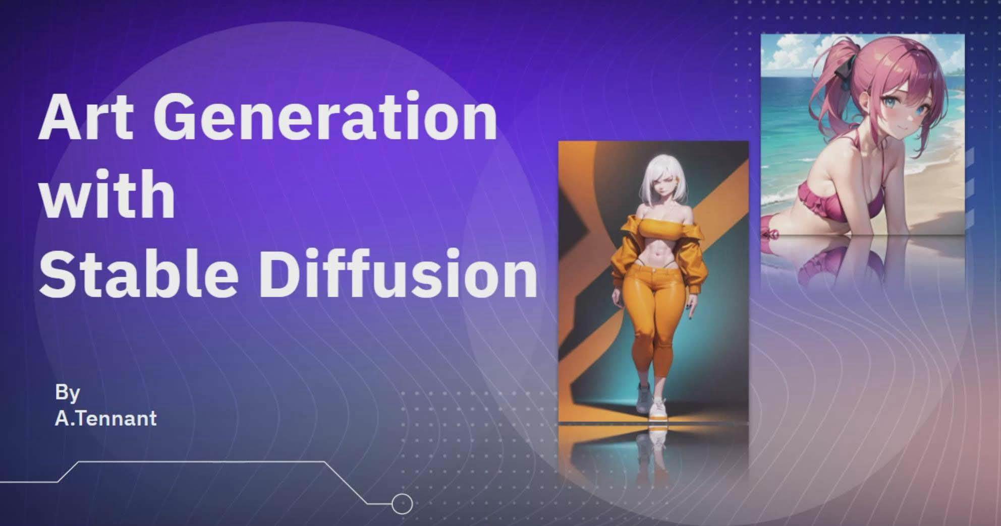 利用Stable Diffusion AI人工智能生成動漫藝術分步教程-14節課-中英字幕插圖1