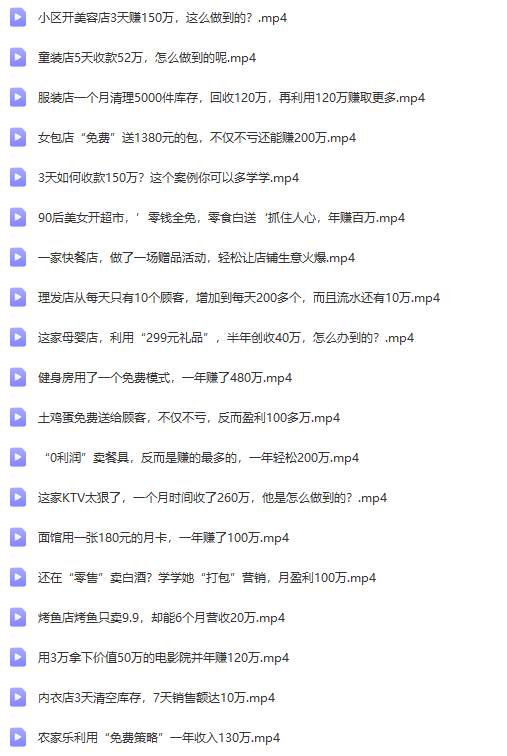 真實有效391套商業模式，年入幾十到幾百萬案例解析（電子書+視頻+圖文）插圖8