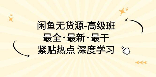 閑魚(yú)無(wú)貨源-高級(jí)班，最全·最新·最干，緊貼熱點(diǎn) 深度學(xué)習(xí)（17節(jié)課）