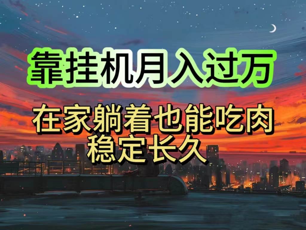 掛機項目日入1000+，躺著也能吃肉，適合寶爸寶媽學(xué)生黨工作室，電腦手…
